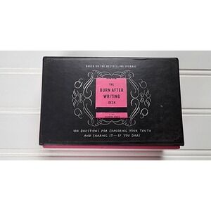 Burn After Writing Card Game 100 Questions for Exploring Your Truth & Sharing It